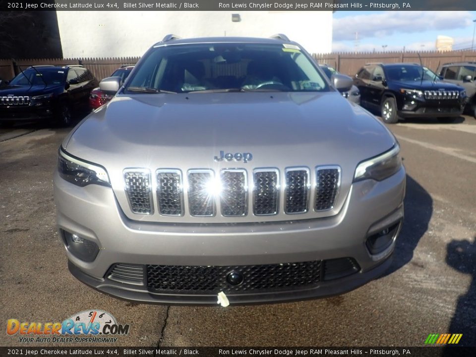 2021 Jeep Cherokee Latitude Lux 4x4 Billet Silver Metallic / Black Photo #2