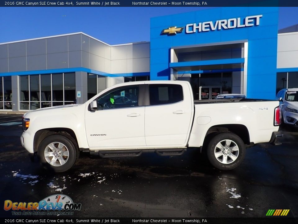 2016 GMC Canyon SLE Crew Cab 4x4 Summit White / Jet Black Photo #3