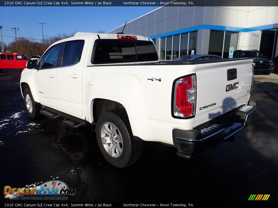 2016 GMC Canyon SLE Crew Cab 4x4 Summit White / Jet Black Photo #4