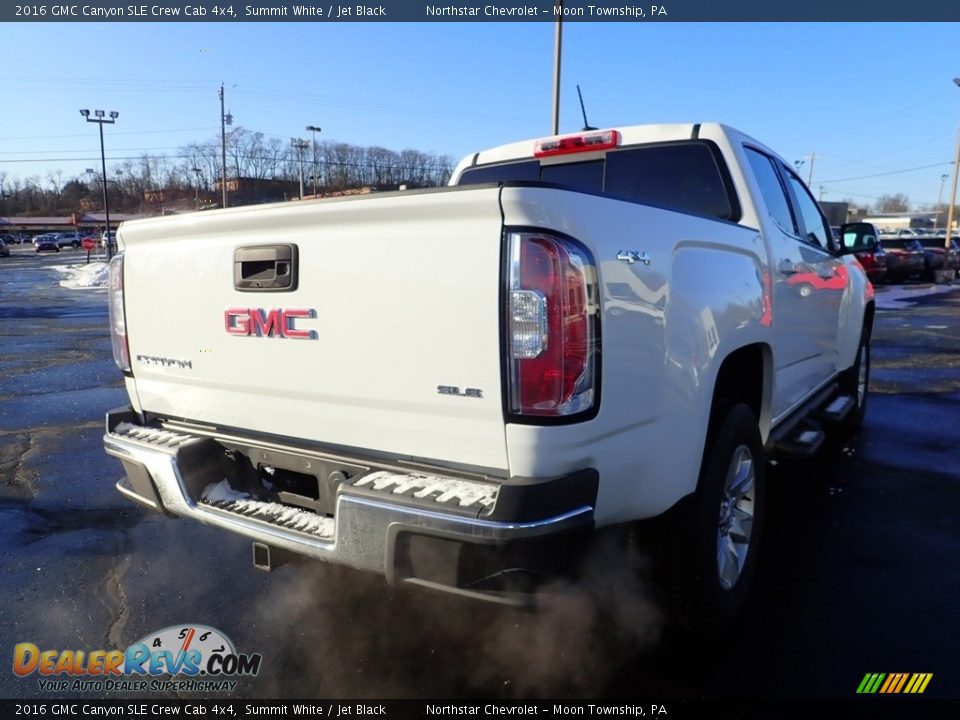 2016 GMC Canyon SLE Crew Cab 4x4 Summit White / Jet Black Photo #7