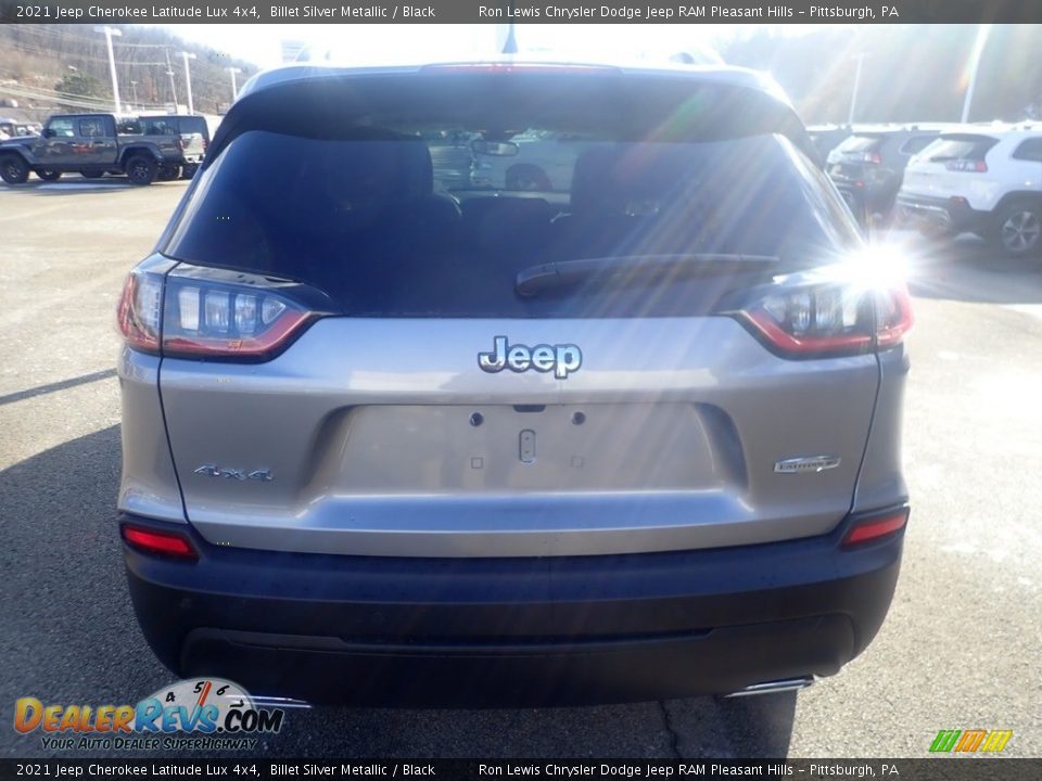 2021 Jeep Cherokee Latitude Lux 4x4 Billet Silver Metallic / Black Photo #10