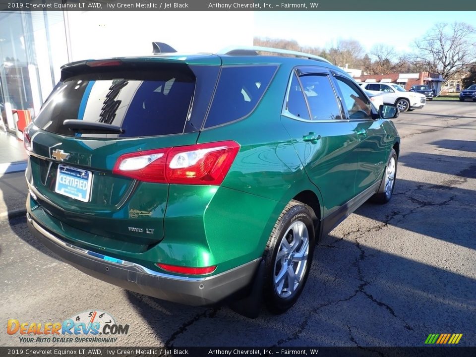 2019 Chevrolet Equinox LT AWD Ivy Green Metallic / Jet Black Photo #7