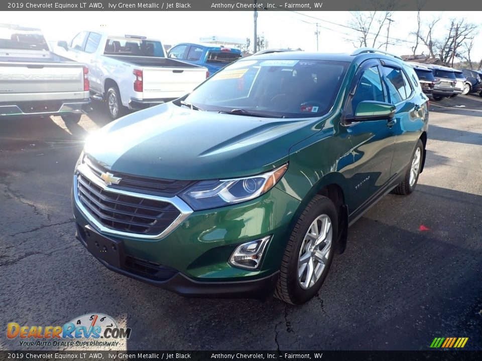 2019 Chevrolet Equinox LT AWD Ivy Green Metallic / Jet Black Photo #12