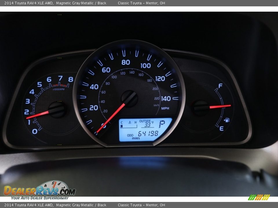 2014 Toyota RAV4 XLE AWD Magnetic Gray Metallic / Black Photo #8