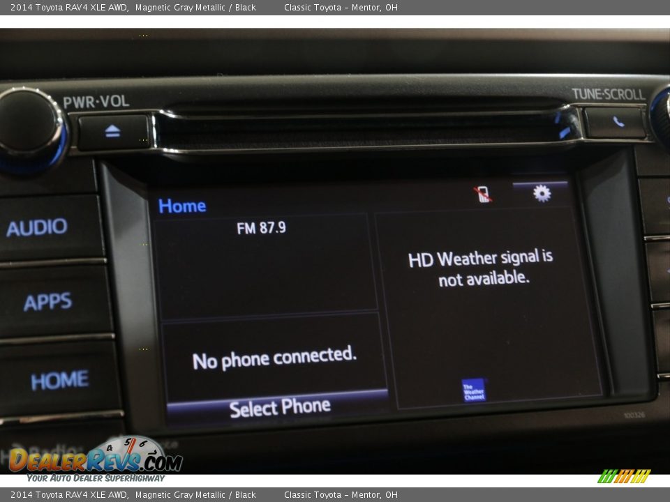 2014 Toyota RAV4 XLE AWD Magnetic Gray Metallic / Black Photo #10