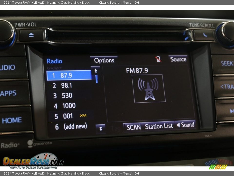 2014 Toyota RAV4 XLE AWD Magnetic Gray Metallic / Black Photo #11