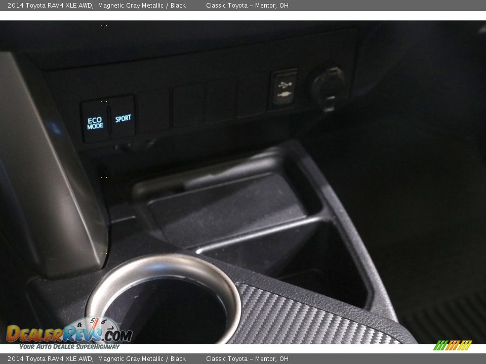 2014 Toyota RAV4 XLE AWD Magnetic Gray Metallic / Black Photo #16