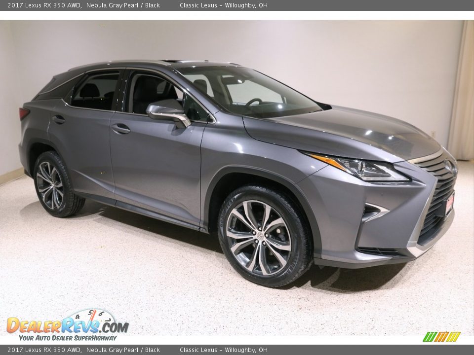 2017 Lexus RX 350 AWD Nebula Gray Pearl / Black Photo #1