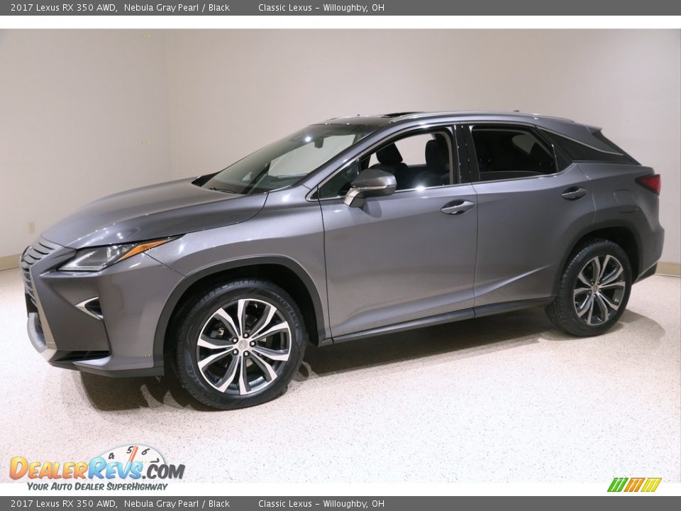 2017 Lexus RX 350 AWD Nebula Gray Pearl / Black Photo #3