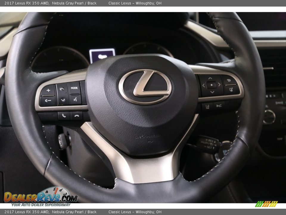 2017 Lexus RX 350 AWD Nebula Gray Pearl / Black Photo #7