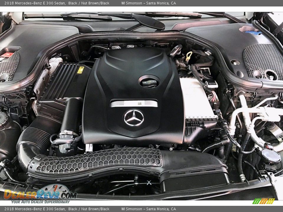 2018 Mercedes-Benz E 300 Sedan Black / Nut Brown/Black Photo #9