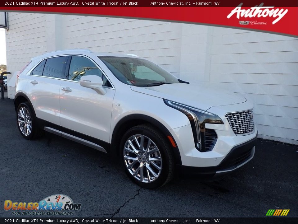 2021 Cadillac XT4 Premium Luxury AWD Crystal White Tricoat / Jet Black Photo #1