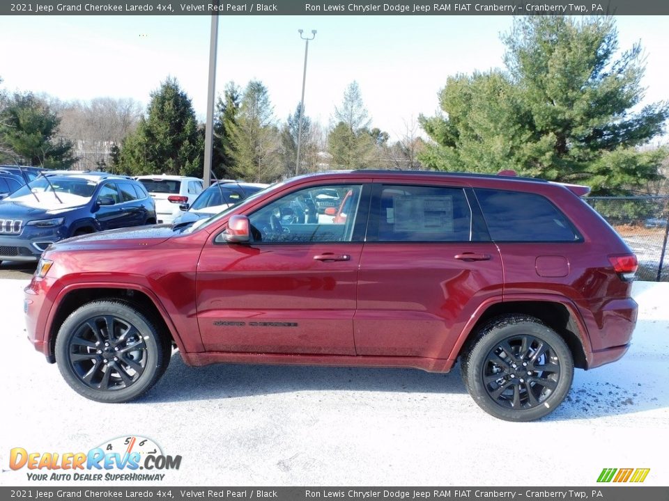 Velvet Red Pearl 2021 Jeep Grand Cherokee Laredo 4x4 Photo #9