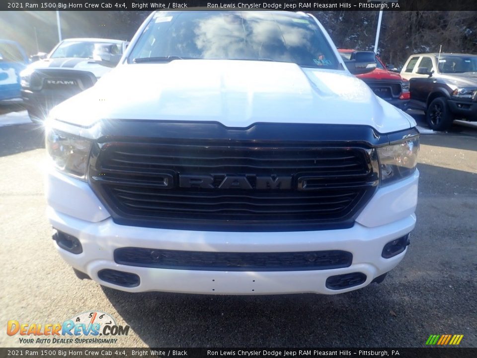 2021 Ram 1500 Big Horn Crew Cab 4x4 Bright White / Black Photo #2