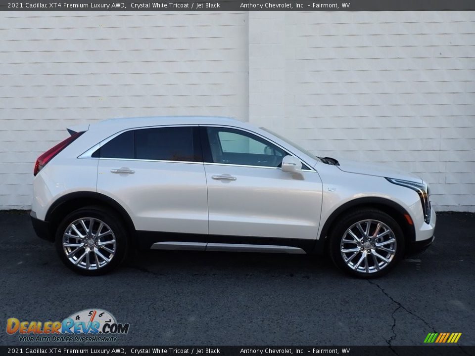 Crystal White Tricoat 2021 Cadillac XT4 Premium Luxury AWD Photo #4