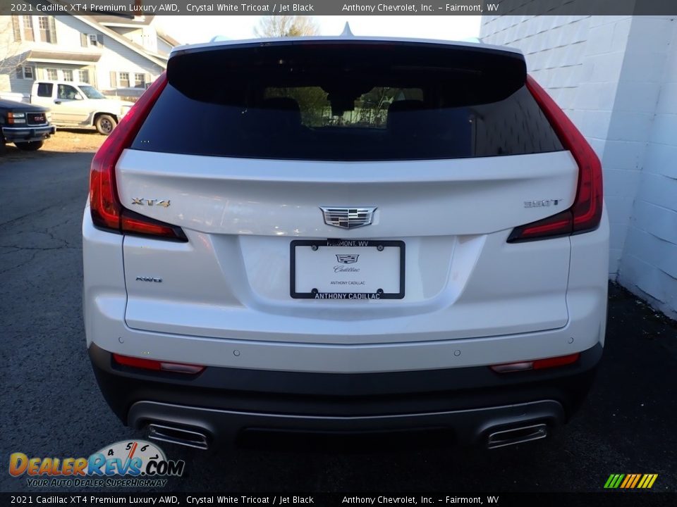 2021 Cadillac XT4 Premium Luxury AWD Crystal White Tricoat / Jet Black Photo #6