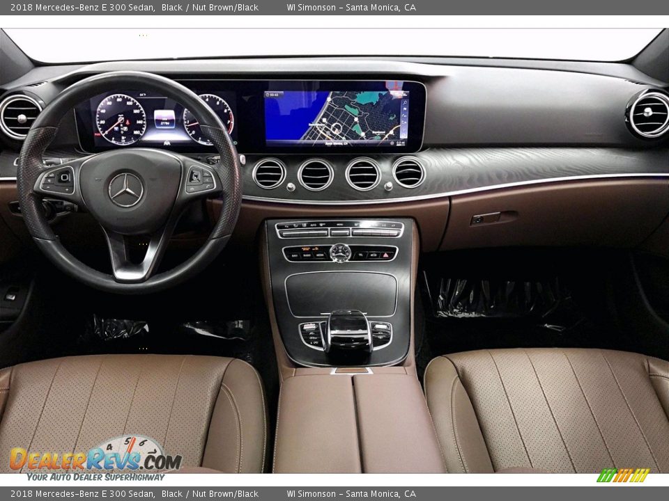 2018 Mercedes-Benz E 300 Sedan Black / Nut Brown/Black Photo #15