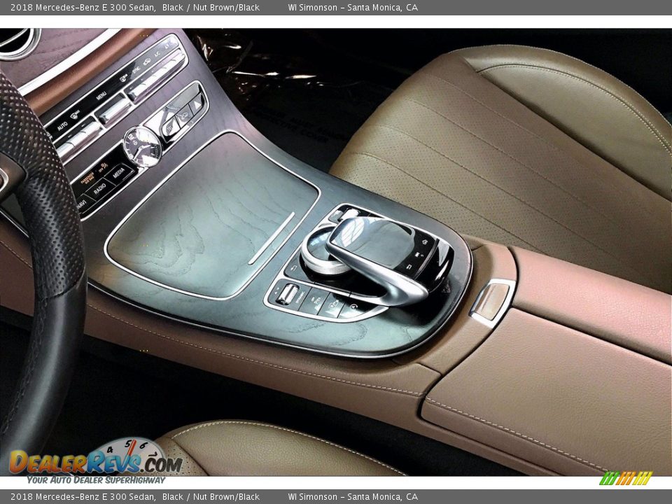 2018 Mercedes-Benz E 300 Sedan Black / Nut Brown/Black Photo #17