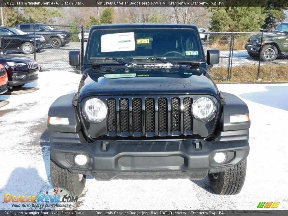 2021 Jeep Wrangler Sport 4x4 Black / Black Photo #2