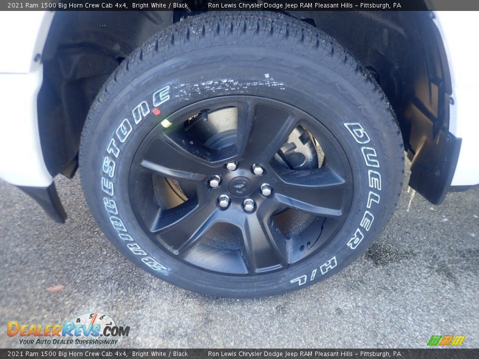 2021 Ram 1500 Big Horn Crew Cab 4x4 Bright White / Black Photo #15