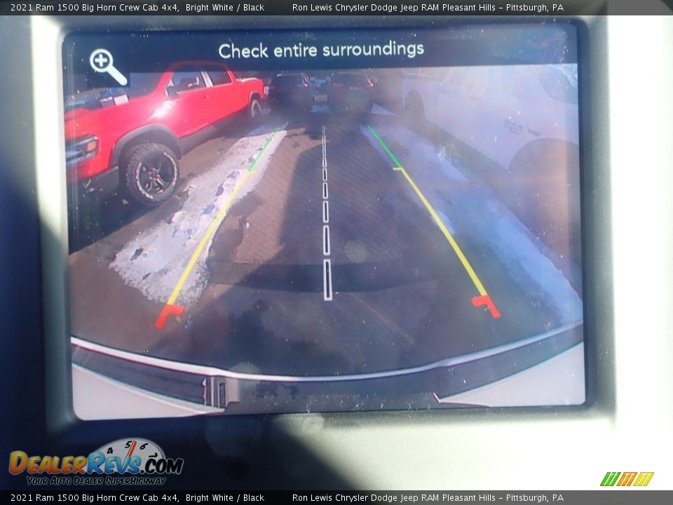 2021 Ram 1500 Big Horn Crew Cab 4x4 Bright White / Black Photo #16