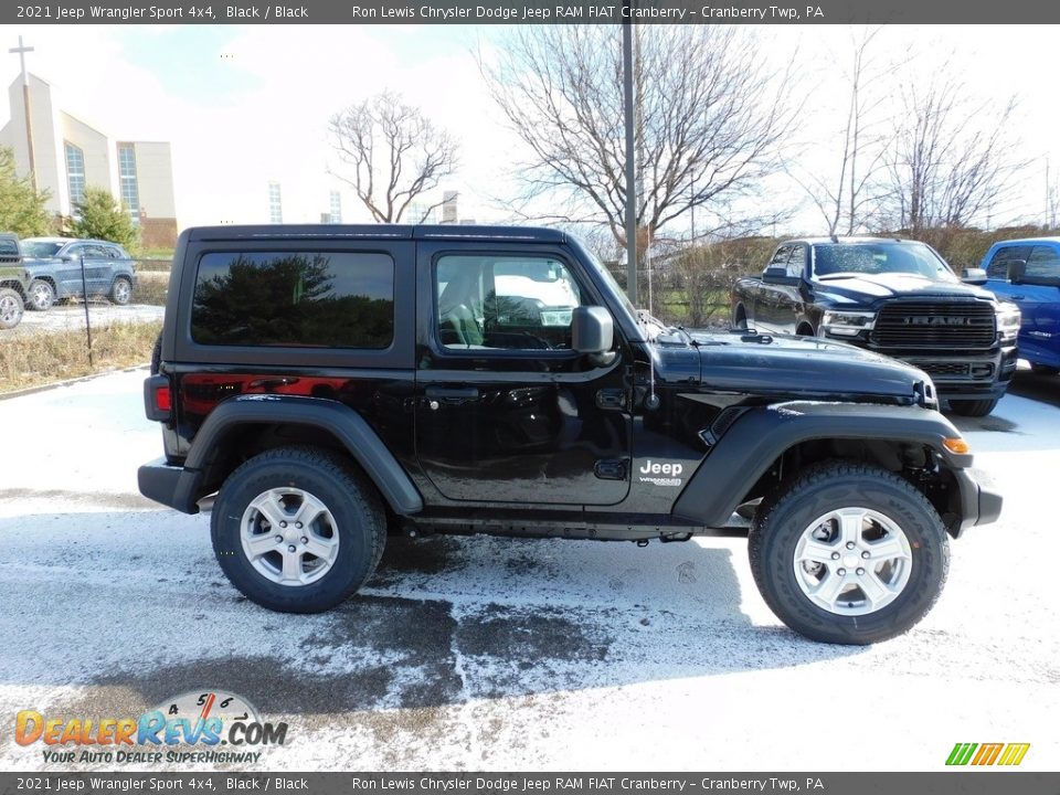 2021 Jeep Wrangler Sport 4x4 Black / Black Photo #4