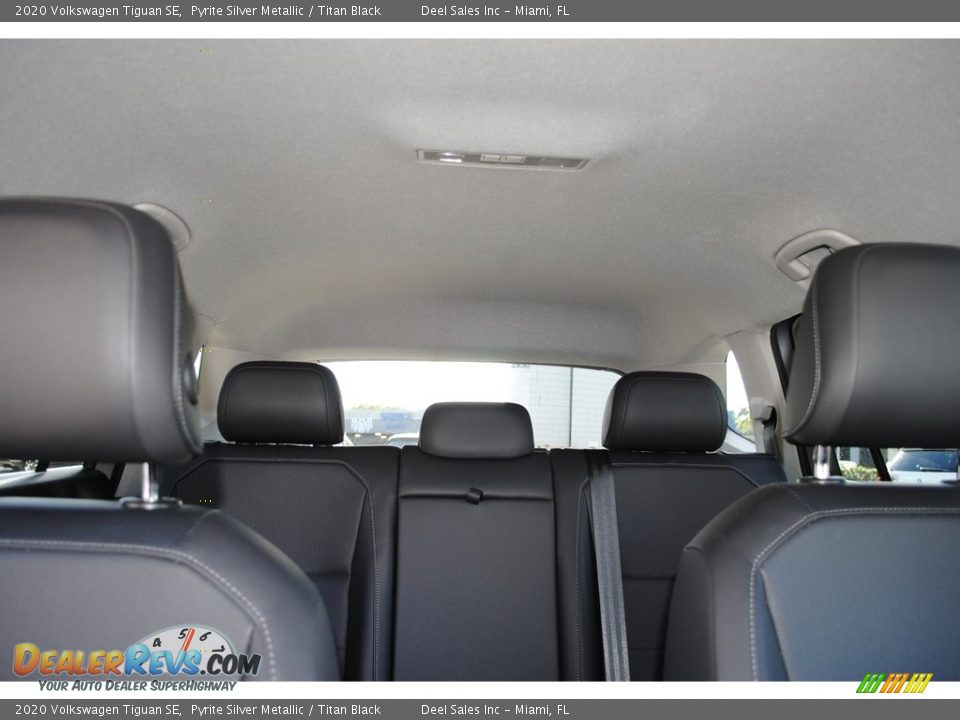2020 Volkswagen Tiguan SE Pyrite Silver Metallic / Titan Black Photo #19