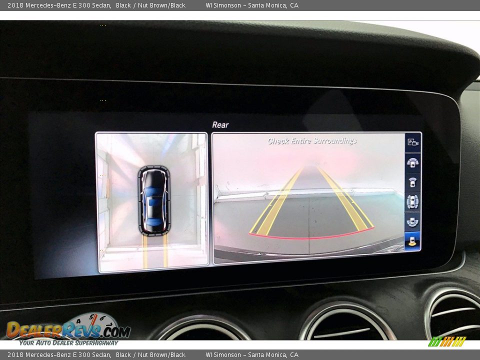 2018 Mercedes-Benz E 300 Sedan Black / Nut Brown/Black Photo #24