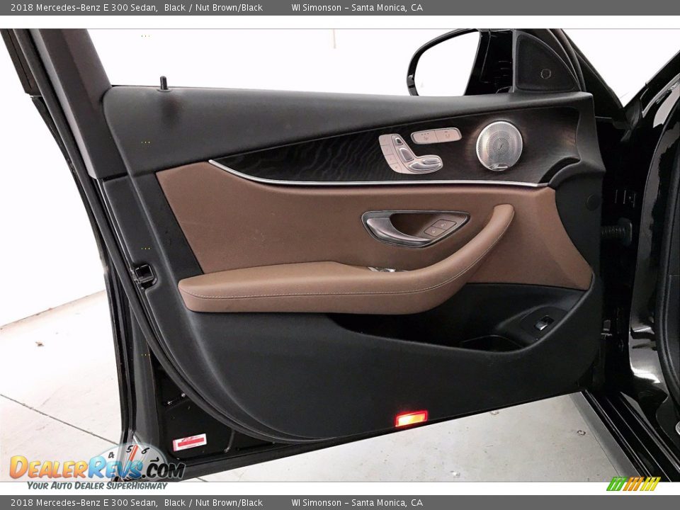 2018 Mercedes-Benz E 300 Sedan Black / Nut Brown/Black Photo #26