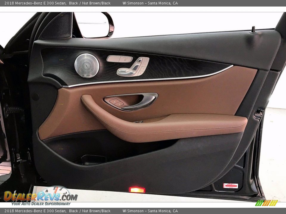 2018 Mercedes-Benz E 300 Sedan Black / Nut Brown/Black Photo #27
