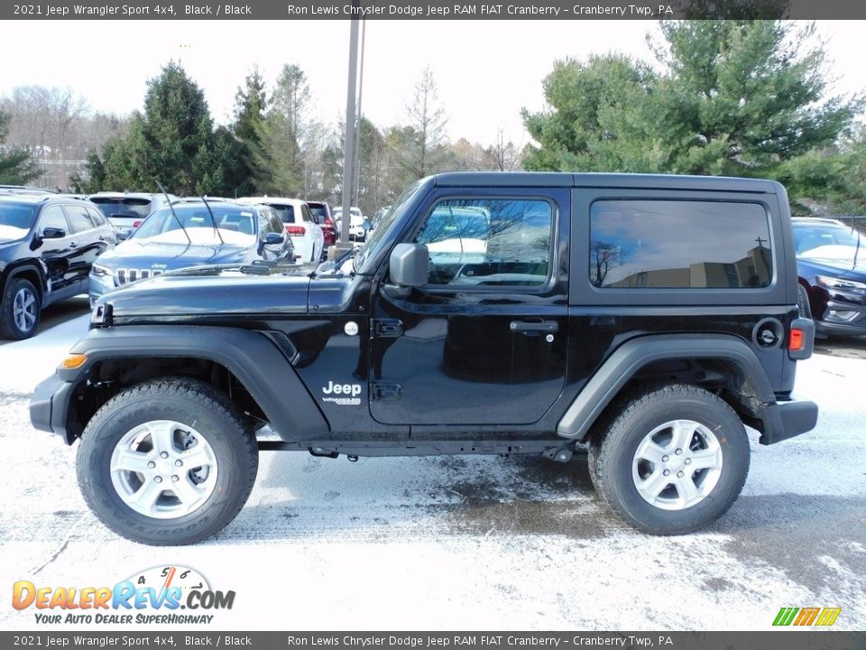 Black 2021 Jeep Wrangler Sport 4x4 Photo #9