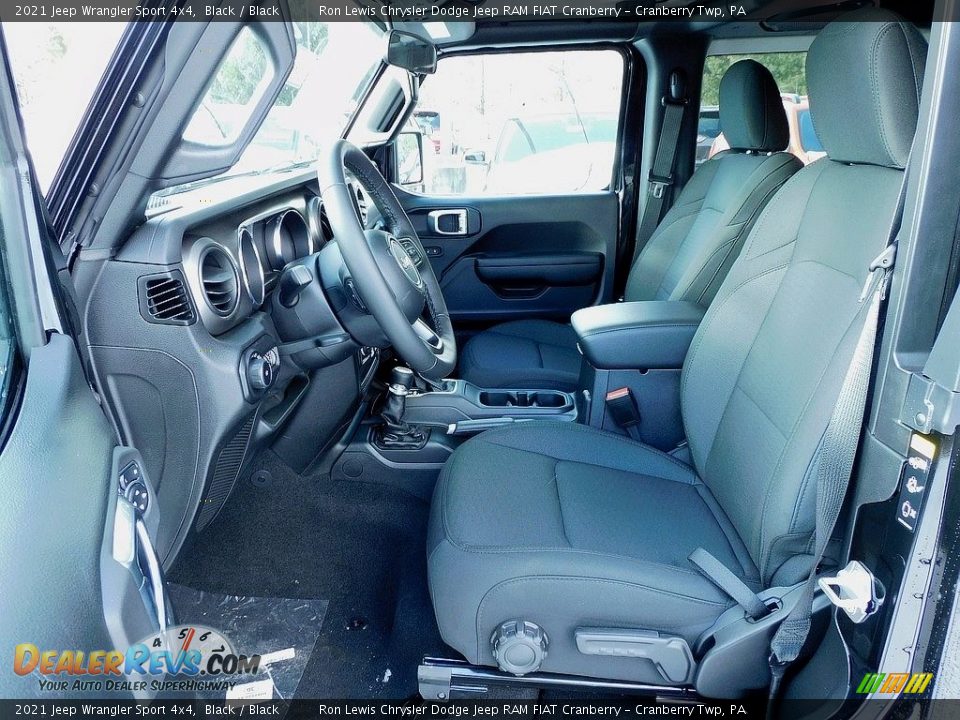 Front Seat of 2021 Jeep Wrangler Sport 4x4 Photo #11