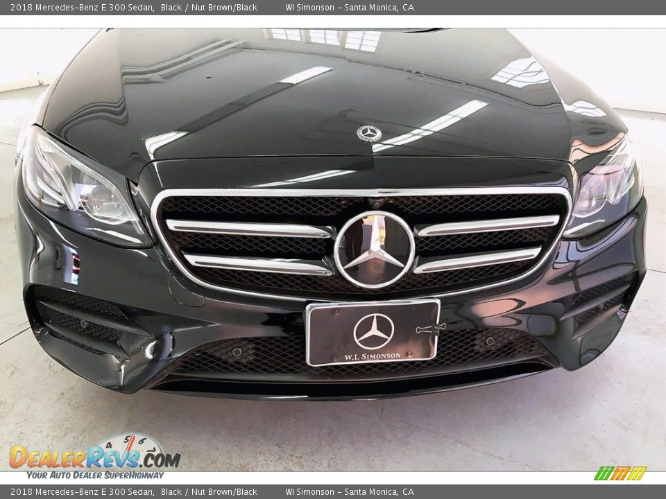 2018 Mercedes-Benz E 300 Sedan Black / Nut Brown/Black Photo #30