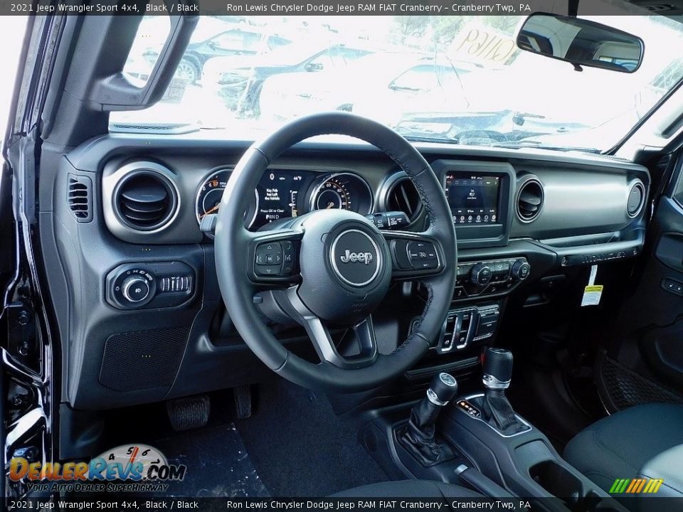 Dashboard of 2021 Jeep Wrangler Sport 4x4 Photo #13