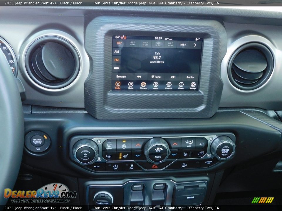 Controls of 2021 Jeep Wrangler Sport 4x4 Photo #14