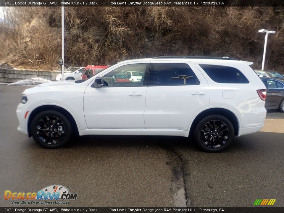 2021 Dodge Durango GT AWD White Knuckle / Black Photo #7