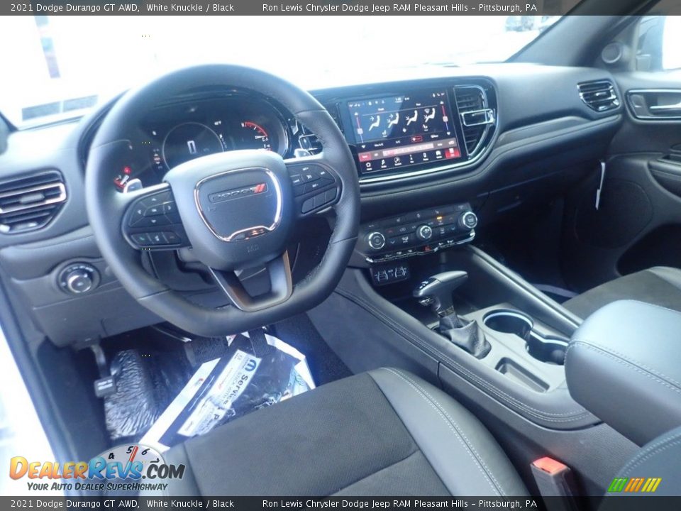 Black Interior - 2021 Dodge Durango GT AWD Photo #14