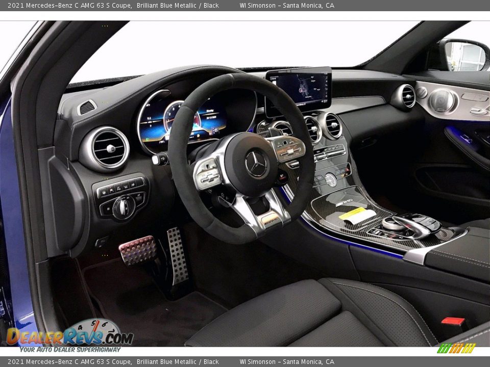 Black Interior - 2021 Mercedes-Benz C AMG 63 S Coupe Photo #4