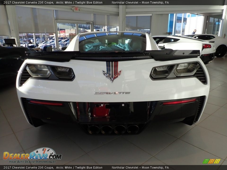 2017 Chevrolet Corvette Z06 Coupe Arctic White / Twilight Blue Edition Photo #8