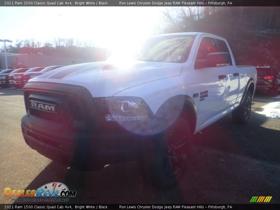 2021 Ram 1500 Classic Quad Cab 4x4 Bright White / Black Photo #1