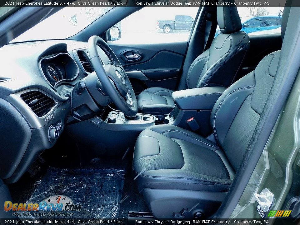 Front Seat of 2021 Jeep Cherokee Latitude Lux 4x4 Photo #11