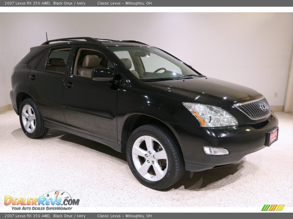 2007 Lexus RX 350 AWD Black Onyx / Ivory Photo #1