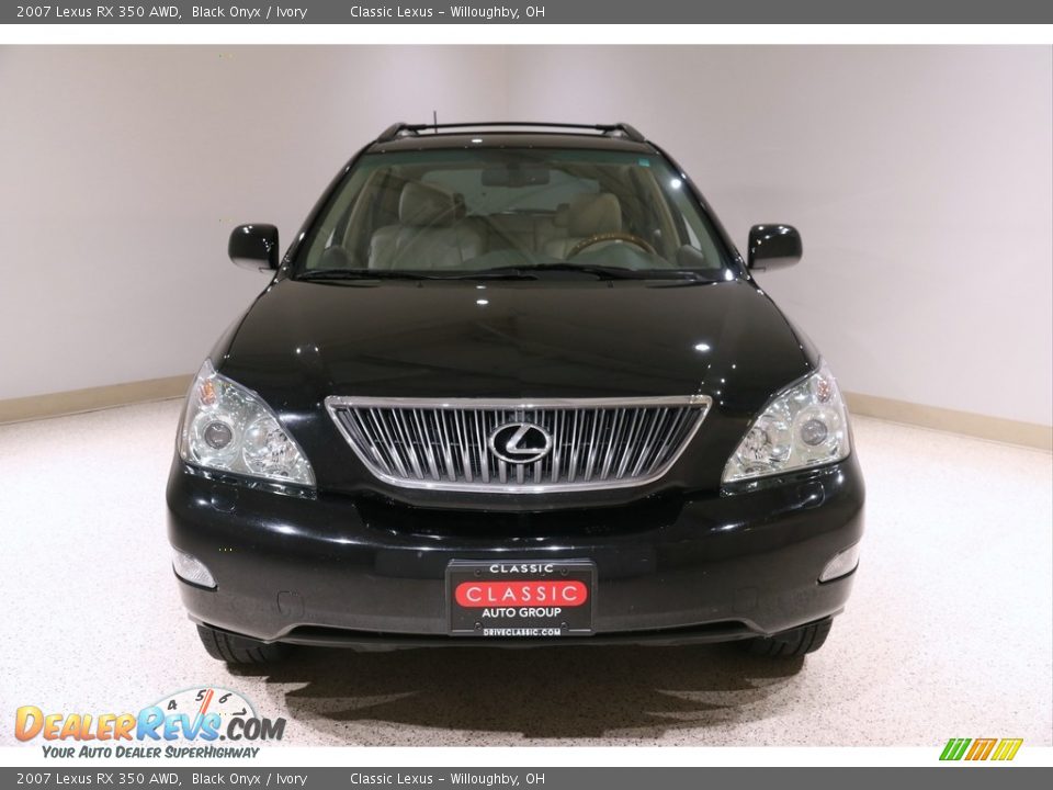 2007 Lexus RX 350 AWD Black Onyx / Ivory Photo #2