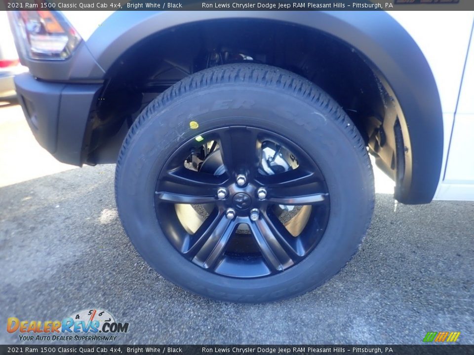 2021 Ram 1500 Classic Quad Cab 4x4 Bright White / Black Photo #15