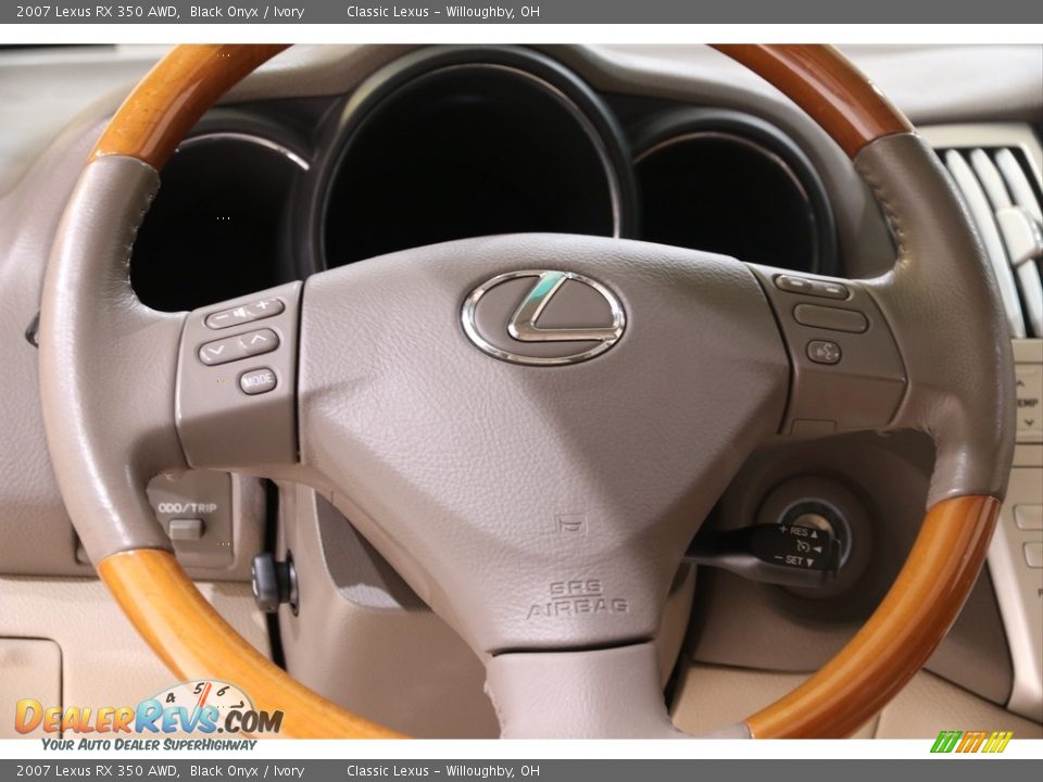 2007 Lexus RX 350 AWD Black Onyx / Ivory Photo #9