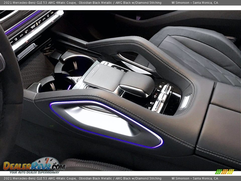 2021 Mercedes-Benz GLE 53 AMG 4Matic Coupe Obsidian Black Metallic / AMG Black w/Diamond Stitching Photo #7