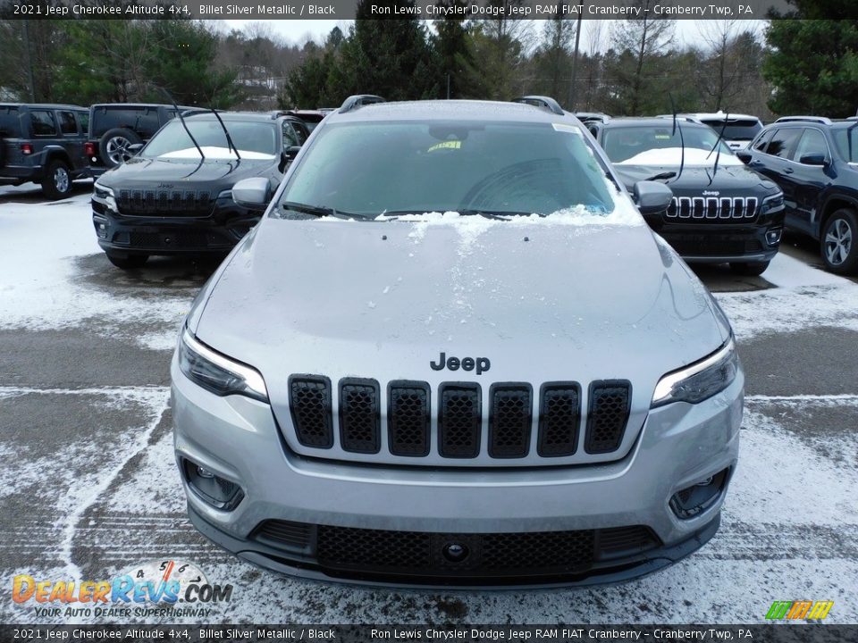 2021 Jeep Cherokee Altitude 4x4 Billet Silver Metallic / Black Photo #2