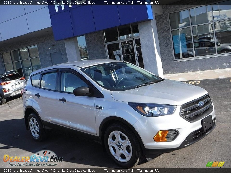 2019 Ford Escape S Ingot Silver / Chromite Gray/Charcoal Black Photo #1