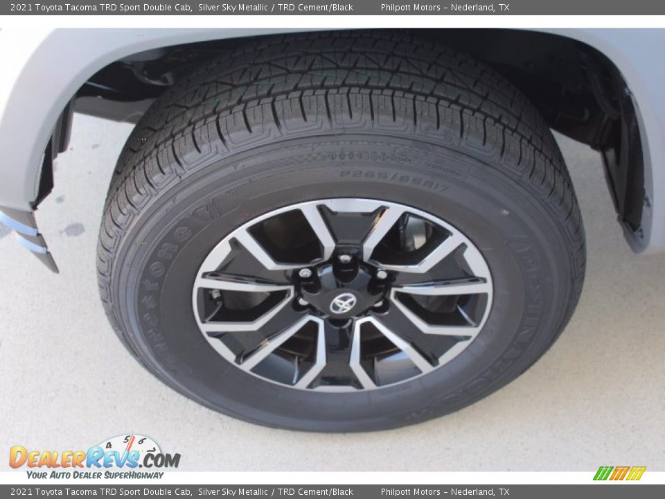 2021 Toyota Tacoma TRD Sport Double Cab Silver Sky Metallic / TRD Cement/Black Photo #5