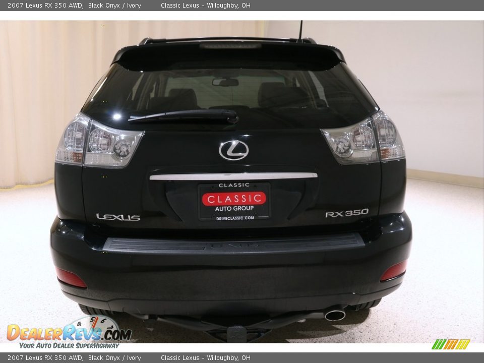 2007 Lexus RX 350 AWD Black Onyx / Ivory Photo #36
